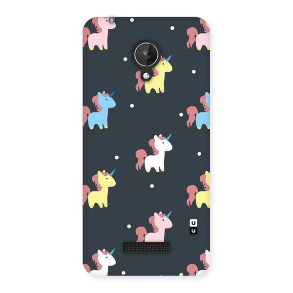 Unicorn Pattern Back Case for Micromax Canvas Spark Q380