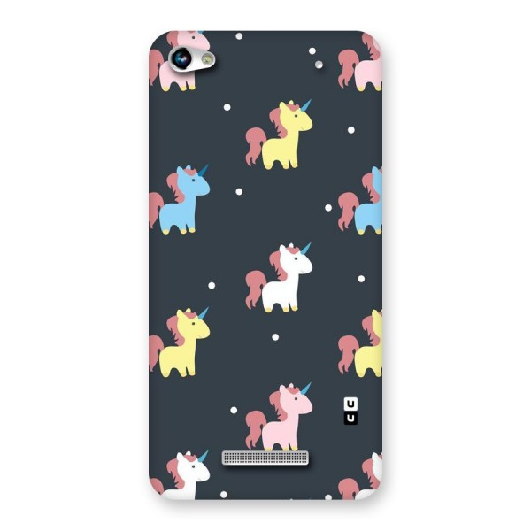 Unicorn Pattern Back Case for Micromax Hue 2