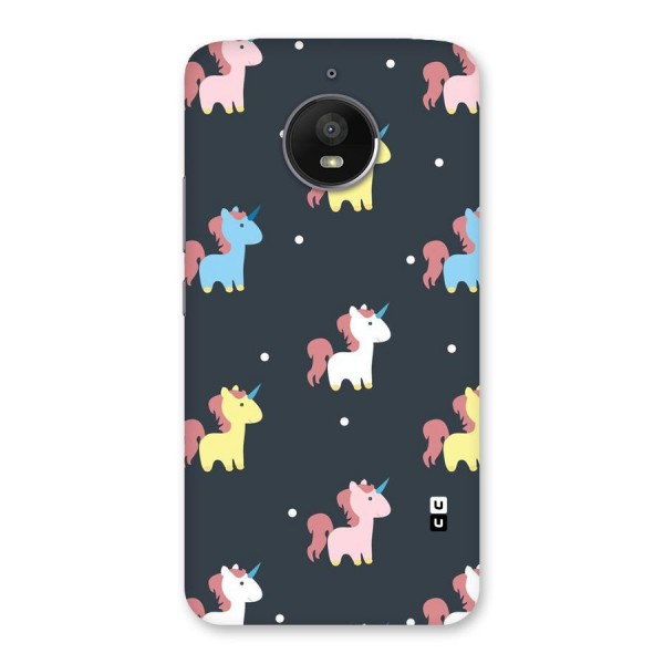 Unicorn Pattern Back Case for Moto E4 Plus