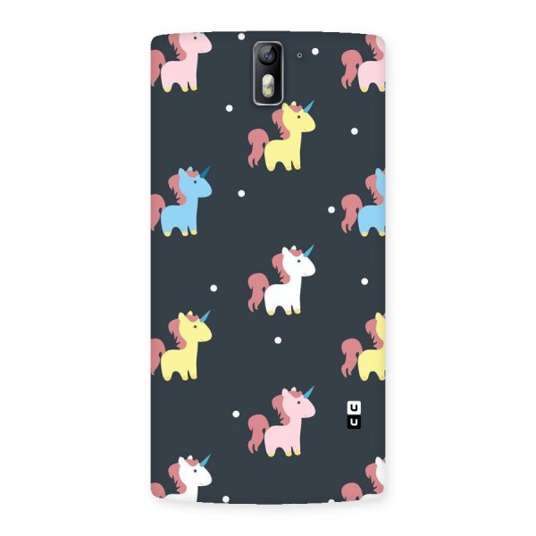 Unicorn Pattern Back Case for One Plus One