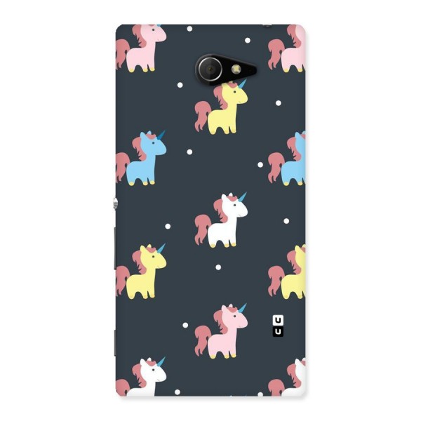 Unicorn Pattern Back Case for Sony Xperia M2