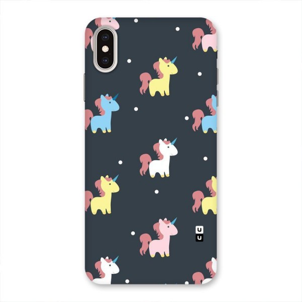 Unicorn Pattern Back Case for iPhone XS Max