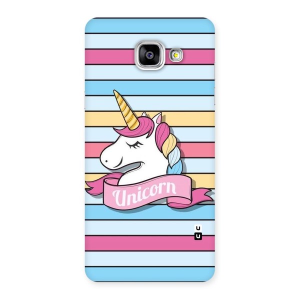Unicorn Stripes Back Case for Galaxy A5 2016