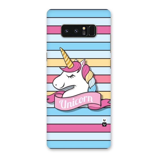 Unicorn Stripes Back Case for Galaxy Note 8