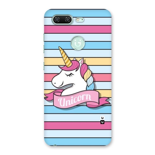 Unicorn Stripes Back Case for Gionee S10