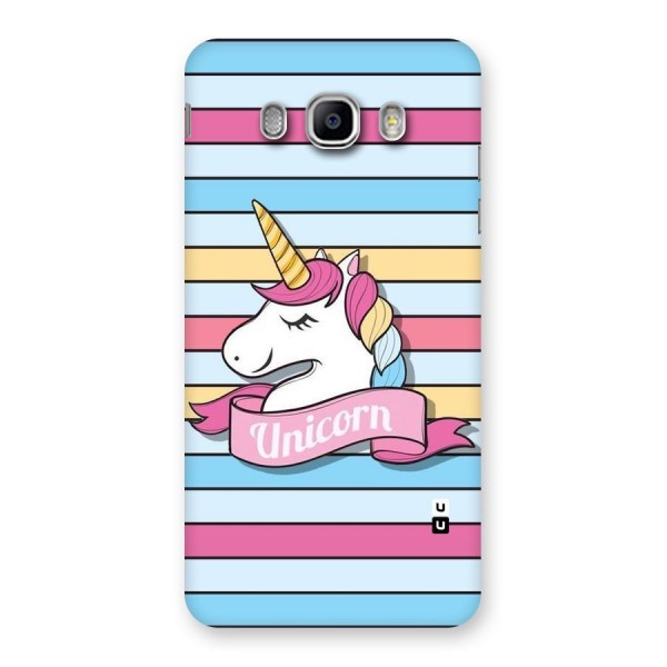 Unicorn Stripes Back Case for Samsung Galaxy J5 2016