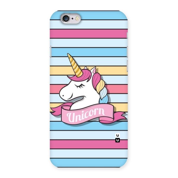 Unicorn Stripes Back Case for iPhone 6 6S