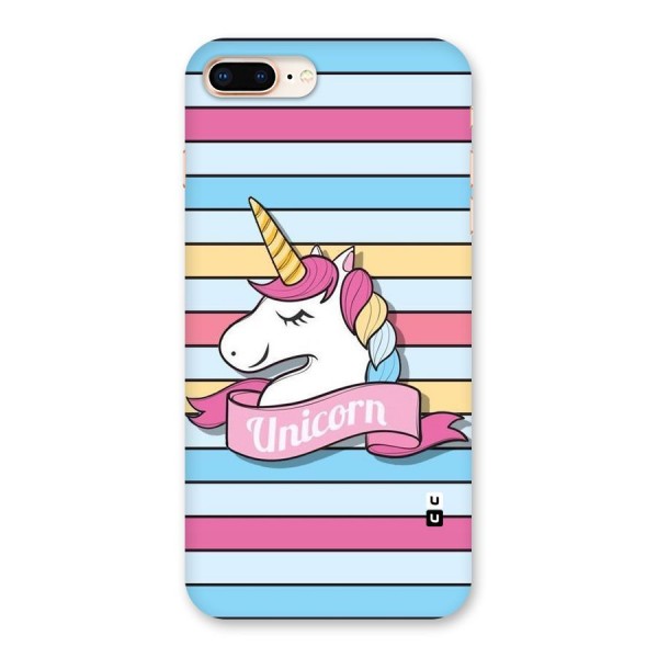 Unicorn Stripes Back Case for iPhone 8 Plus