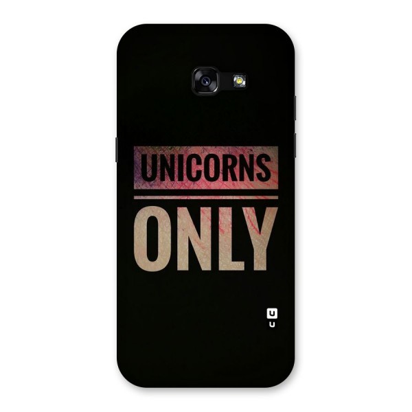 Unicorns Only Back Case for Galaxy A5 2017