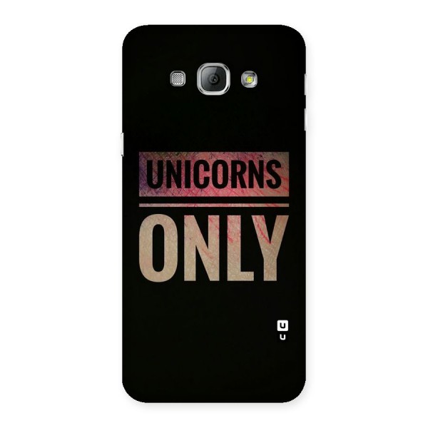 Unicorns Only Back Case for Galaxy A8