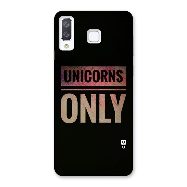 Unicorns Only Back Case for Galaxy A8 Star