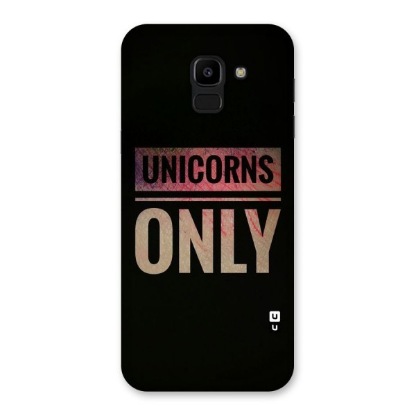 Unicorns Only Back Case for Galaxy J6