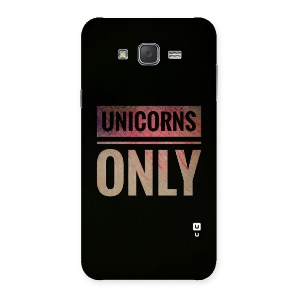 Unicorns Only Back Case for Galaxy J7
