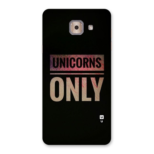 Unicorns Only Back Case for Galaxy J7 Max