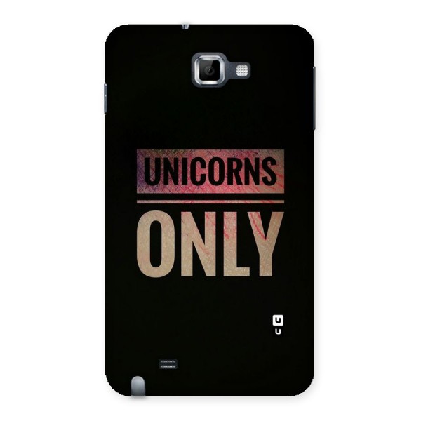 Unicorns Only Back Case for Galaxy Note
