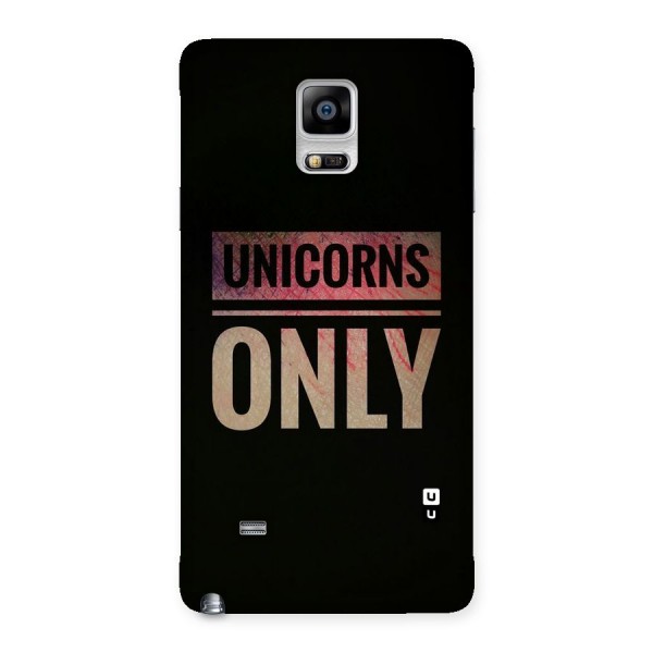 Unicorns Only Back Case for Galaxy Note 4
