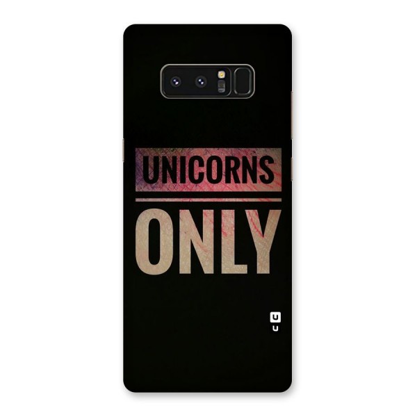 Unicorns Only Back Case for Galaxy Note 8