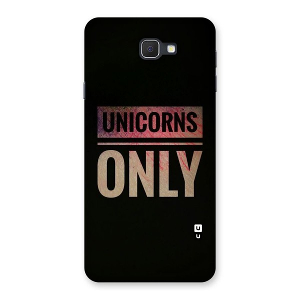 Unicorns Only Back Case for Galaxy On7 2016