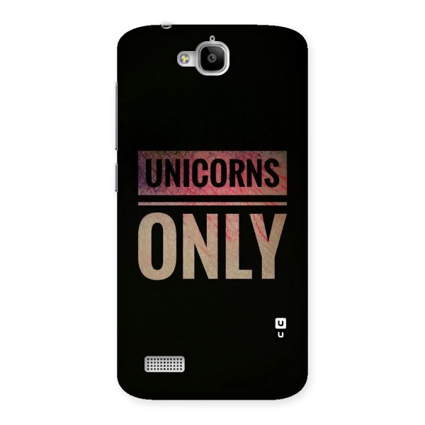 Unicorns Only Back Case for Honor Holly