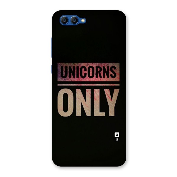 Unicorns Only Back Case for Honor View 10