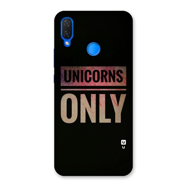 Unicorns Only Back Case for Huawei P Smart+