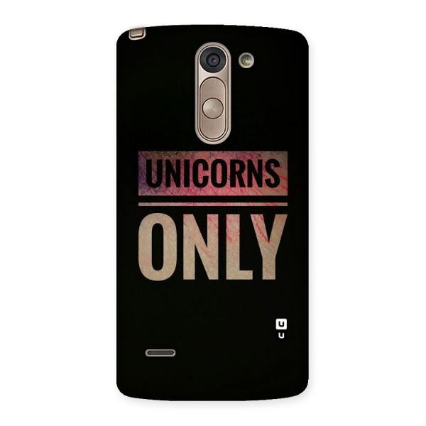 Unicorns Only Back Case for LG G3 Stylus