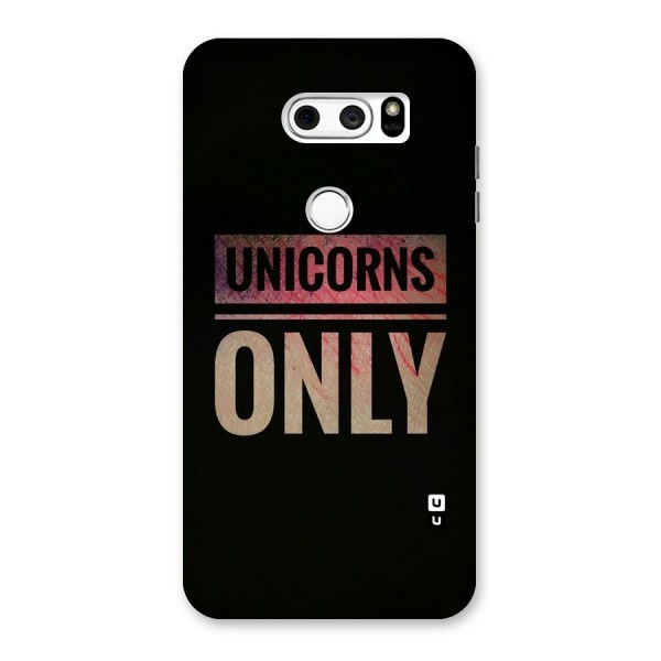 Unicorns Only Back Case for LG V30