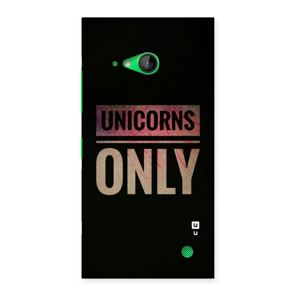 Unicorns Only Back Case for Lumia 730