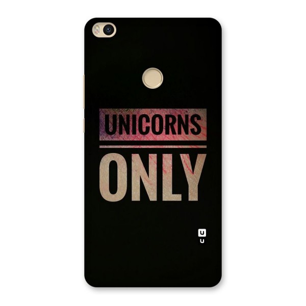 Unicorns Only Back Case for Mi Max 2