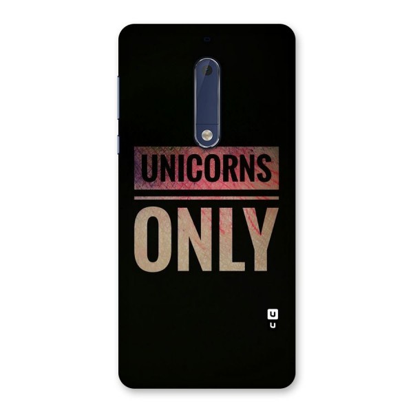 Unicorns Only Back Case for Nokia 5