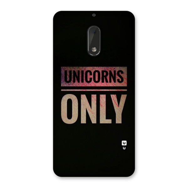 Unicorns Only Back Case for Nokia 6