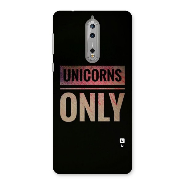 Unicorns Only Back Case for Nokia 8