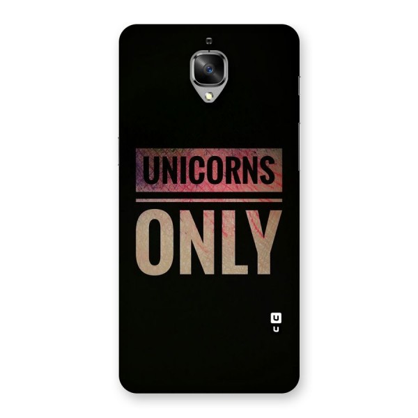 Unicorns Only Back Case for OnePlus 3