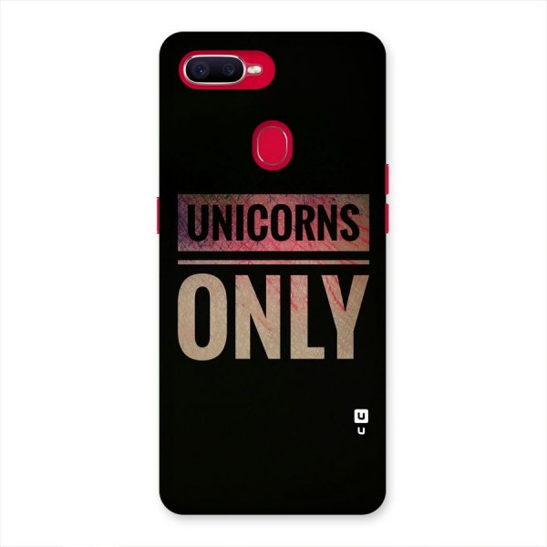 Unicorns Only Back Case for Oppo F9 Pro