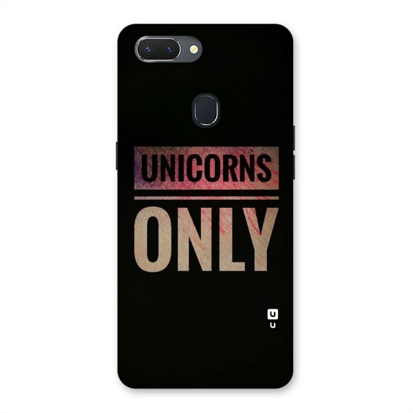 Unicorns Only Back Case for Oppo Realme 2