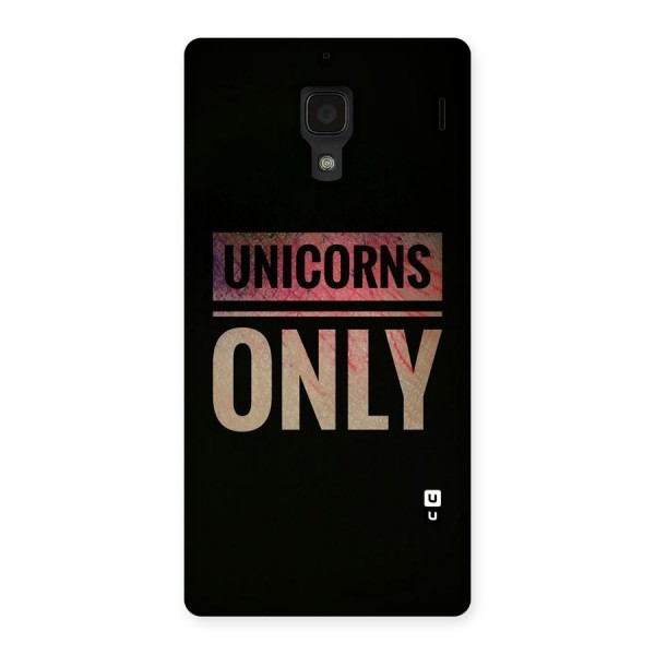 Unicorns Only Back Case for Redmi 1S