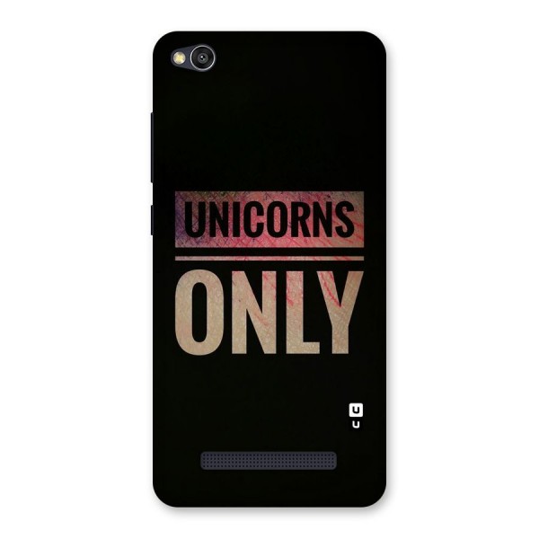 Unicorns Only Back Case for Redmi 4A