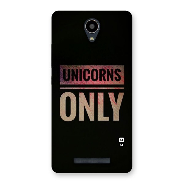 Unicorns Only Back Case for Redmi Note 2