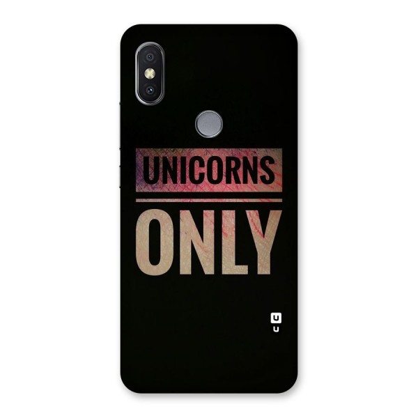 Unicorns Only Back Case for Redmi Y2