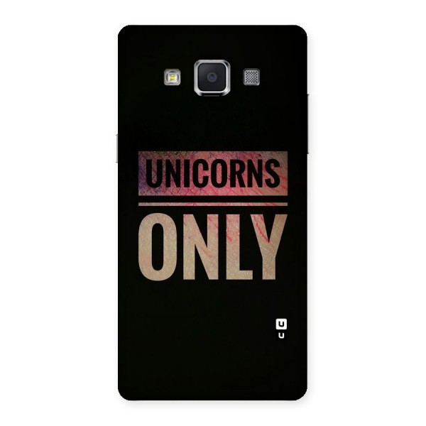 Unicorns Only Back Case for Samsung Galaxy A5