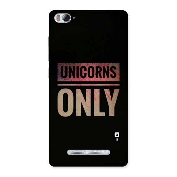 Unicorns Only Back Case for Xiaomi Mi4i