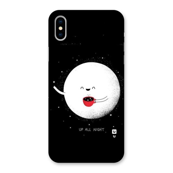 Up All Night Back Case for iPhone X