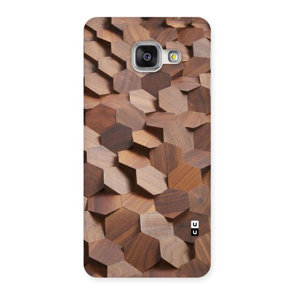 Uplifted Wood Hexagons Back Case for Galaxy A3 2016