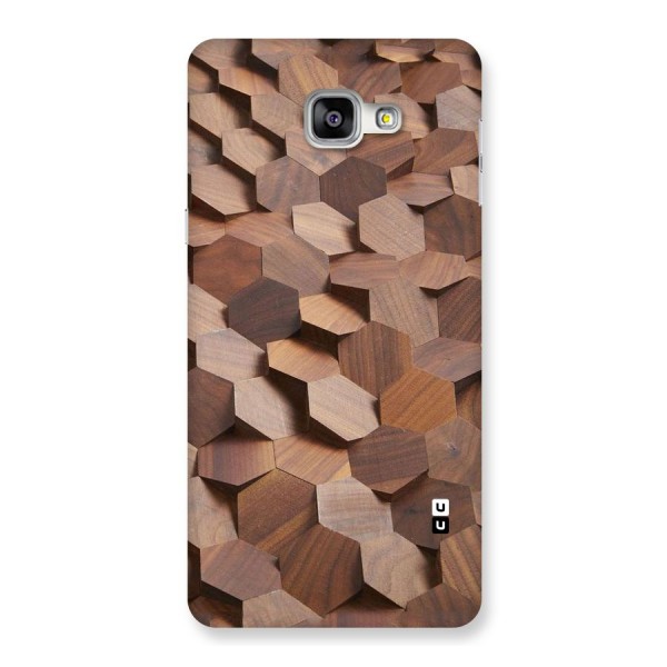 Uplifted Wood Hexagons Back Case for Galaxy A9