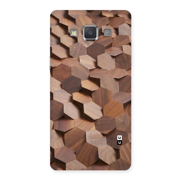 Uplifted Wood Hexagons Back Case for Galaxy Grand 3