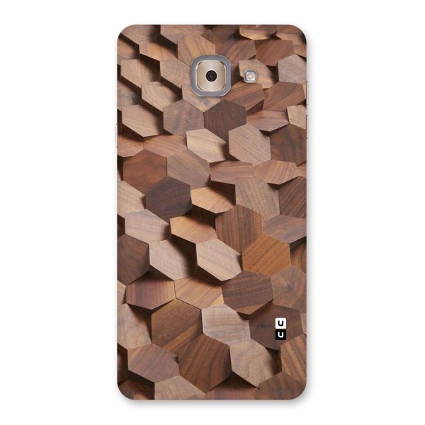 Uplifted Wood Hexagons Back Case for Galaxy J7 Max