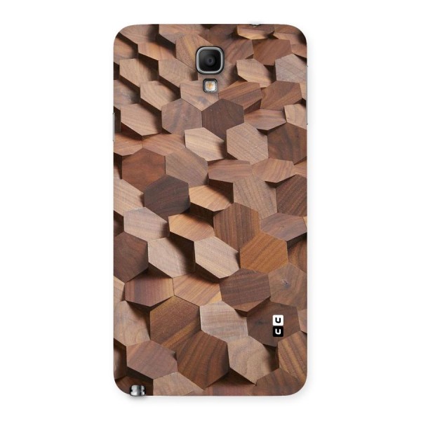 Uplifted Wood Hexagons Back Case for Galaxy Note 3 Neo