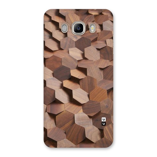 Uplifted Wood Hexagons Back Case for Galaxy On8