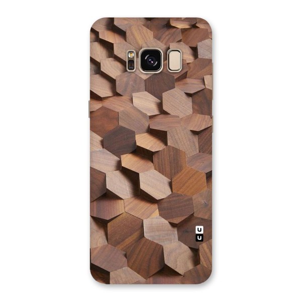 Uplifted Wood Hexagons Back Case for Galaxy S8