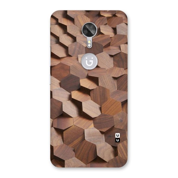 Uplifted Wood Hexagons Back Case for Gionee A1